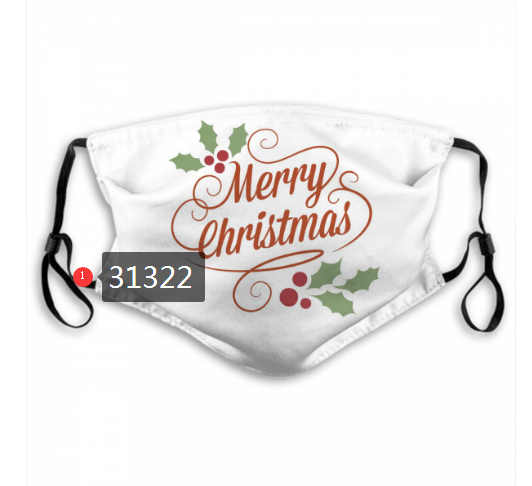 2020 Merry Christmas Dust mask with filter 101